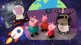 Peppa in Space  Peppa Pig Toys and Books [upl. by Animar]