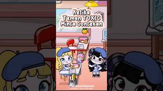 KETIKA TEMAN TOXIC MINTA CONTEKAN  AVATAR WORLD PAZU ib serenes2 roleplay drama parody [upl. by Bartel609]