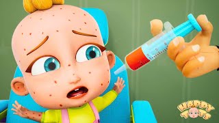 Time for a Shot  Baby Gets Vaccine  Nursery Rhymes for Kids  Happy Tots [upl. by Adria]