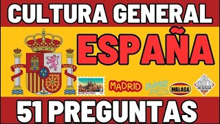 CULTURA GENERAL CUANTO SABES DE ESPAÑA DESCUBRELO CON ESTE QUIZ [upl. by Eimmit]