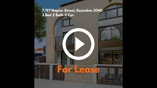 For Lease 797 Napier Street Essendon [upl. by Arikahs]