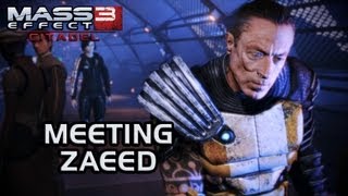 Mass Effect 3 Citadel DLC Meeting Zaeed version 1 [upl. by Yrtnej]