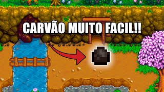 Como conseguir MUITO CARVÃO no Stardew Valley [upl. by Nura]