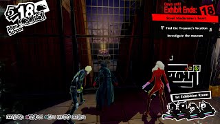 Persona 5 Royal  How to reach the Museum 1F chest  Madarames Palace [upl. by Anihta472]