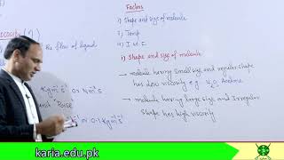 Ch5  Lec 6  Viscosity amp Surface tension  Units And Factors chemistry 11 [upl. by Bjork]