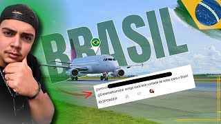 DESISTIR DA ESPANHA VOLTAR PARA O BRASIL ELE ME FEZ ESSA PERGUNTA  ✈️ 🇪🇸➡️🇧🇷 [upl. by Wehhtam]