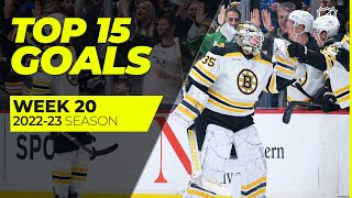 The Best NHL Goals of Week 20  Ullmark McDavid Nylander  202223 Season [upl. by Anomas409]