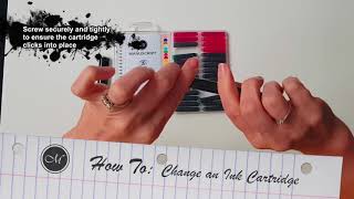 How To Change An Ink Cartridge  Manuscript Pen Company [upl. by Marylinda]