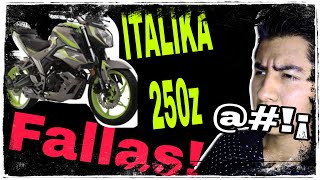 Las fallas de la ITALIKA 250z 2020 [upl. by Fortunia894]