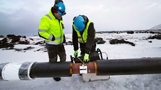 Central Heating Inspection in Iceland HB Services works efficiently with the Comet Xray ECO 200DS [upl. by Ia]