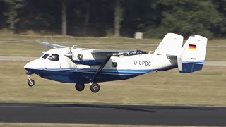 PZL M28 Skytruck PD Air Operation DCPDC arrival Eindhoven Airport EIN EHEH [upl. by Amron153]