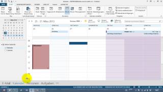 Outlook  Ganztägige Ereignisse  Urlaub eintragen  Kalender  Teil 06 [upl. by Nosnev784]