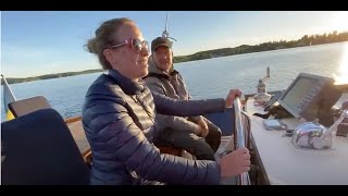 Ep 5  First time sailing Lydia from Mariefred to Stockholm [upl. by Renferd727]