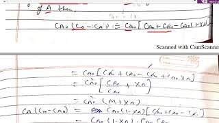 CRE1 Integral Method of Analysis AutoCatalytic Reactions [upl. by Hajidahk]