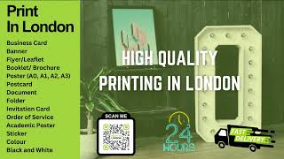 Printing Service for uwl  University of West London Printing London [upl. by Danyette781]