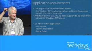 Managing Identity in the Cloud with ADFS and Windows Azure  TechDays 2012 [upl. by Olihs641]