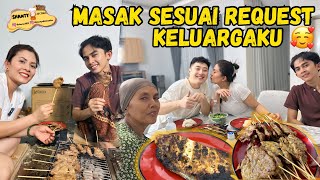 PERTAMA KALI MASAK BBQ DI RUMAH BARU BERSAMA KELUARGA KARENA BAOQI INGIN MAKAN SEMUANYA JADI HAPPY [upl. by Ahsi]