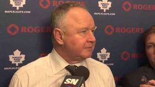 Randy Carlyle  October 31 2014 [upl. by Ahsenauq428]