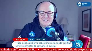 Presidente Petro desata polémica tras asegurar que quottodo policía de barrio sabe dónde está la ollaquot [upl. by Bodkin]