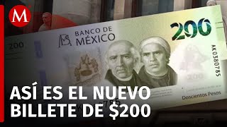 Revelan el nuevo billete de 200 pesos [upl. by Notserp858]