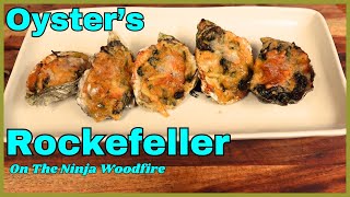 Amazing Oysters Rockefeller on the ninja woodfire [upl. by Aleb]