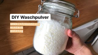 DIY Waschpulver  Waschmittel selber machen  ZERO WASTE [upl. by Rankin]