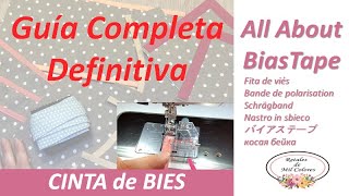 guía completa cinta de bies o sesgo hacerla coser Esquinas Picos Curvas Acabados Academia Costura [upl. by Idalla]