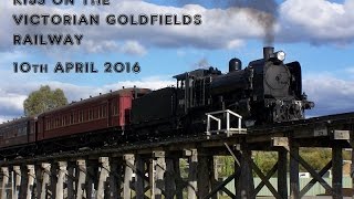 Australian Trains K153 on the VGR 10th April 2016 [upl. by Soigroeg]