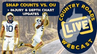 WVU Football Game 10 Snap Counts  Injury amp Depth Chart Updates  West Virginia Mountaineers 2023 [upl. by Annoyik567]