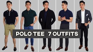 Ways To Style A Polo Tee  7 Effortless Polo Tee Style [upl. by Inar]