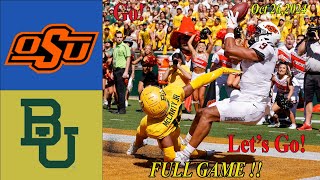 Oklahoma State Cowboys Vs Baylor Bears Game Highlights WEEK 9  NCAA Mens College Football [upl. by Anaerda475]