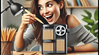 ✂️ Staedtler Double Hole Pencil Sharpener  Best Large Pencil Sharpener for Jumbo Pencils ✂️ [upl. by Swigart]