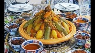 Moroccan Couscous with Seven Vegetables [upl. by Ansel]