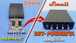 Making 200w stereo class D Amplifier  how to make amplifier [upl. by Atika453]