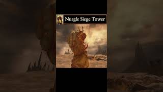 When the Undivided Chaos Warrior use Nurgle Siege Tower for the First Time [upl. by Ehtylb]