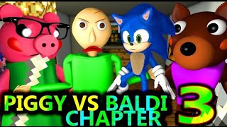 piggy book 1 sonic and baldi chapter 3 doggy [upl. by Eniar]