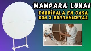 Cómo hacer un Panel Circular o Mampara Redonda desarmable para decorar fiestas y cumpleaños [upl. by Ulrike]