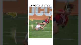 Block with a flog  Lacrosse lacrosse shorts shortvideo trending shortvideo [upl. by Silvano]