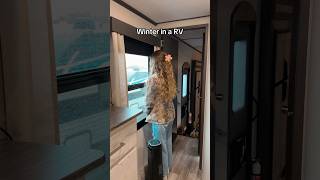 Winter in a Rv winter winterwonderland rv [upl. by Regen]