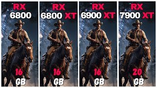 RX 6800 Vs RX 6800 XT Vs RX 6900 Vs RX 7900 XT Comparing average fps In 16 Popular Games [upl. by Bibi]