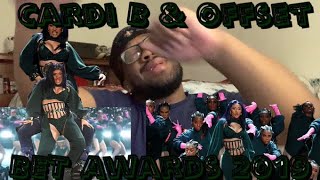 Reaction  Cardi B amp Offset Perform Clout amp Press  BET Awards 2019 [upl. by Sikata]