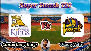 Canterbury Kings v Otago Volts  Match 12  Super Smash [upl. by Yup]