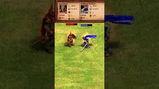 Leonidas vs William Wallace AoE2 Shorts [upl. by Horatius55]