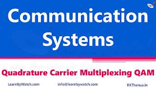 Quadrature Carrier Multiplexing QAM  Hindi Urdu  Communication System by Raj Kumar Thenua [upl. by Nahtaoj371]