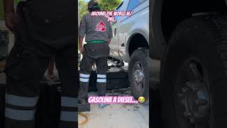 Scariest Site At A Mexican Gas Station 😭mexico pemex travel dieselengine mexicolife auto [upl. by Ailel99]