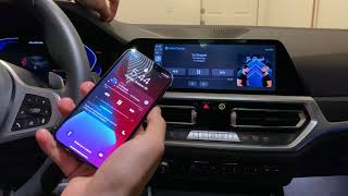 iPhone 12 Pro CarPlay on iOS 14 with BMW iDrive 7  Full Screen  Wireless CarPlay  2020 [upl. by Ribaudo]