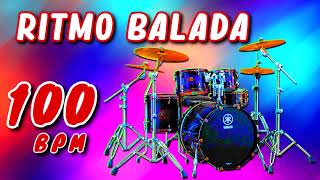 Ritmo de balada 100 bpm base de bateria [upl. by Llehsad66]