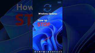 How to STOP Windows Updates in Windows 11 shorts youtubeshorts viralvideo [upl. by Marin]