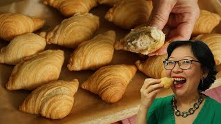 Pâtés chauds au poulet en pâte feuilletée enroulée en spirale  recette étonnante et festive [upl. by Demp]