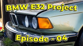 BMW E32 Project  EP4 [upl. by Ived309]